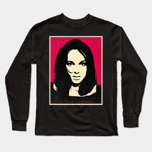 Natalie Portrait Long Sleeve T-Shirt